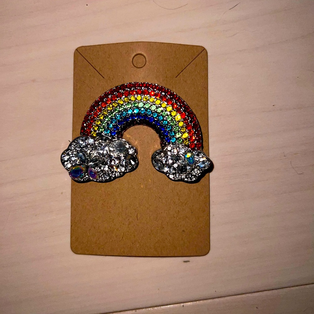 Rainbow brooch